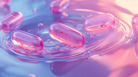 Atmospheric Glassmorphism Background. Delicate atmospheric background. Abstract Composition.の写真素材