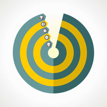 diagramma- circular concept for infographics. vector format.
