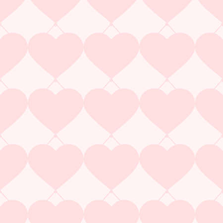 seamless pattern of pink heart. のイラスト素材