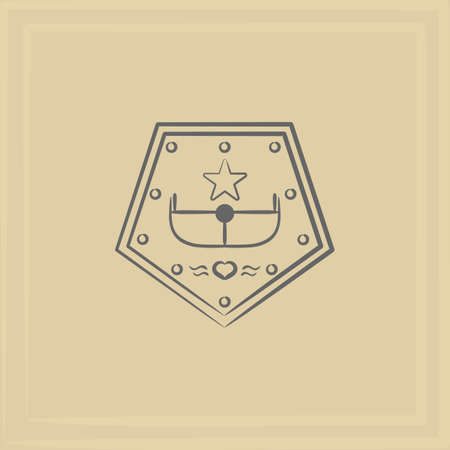 emblem of the airplane. element of corporate identity. vector format.のイラスト素材