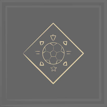 emblem football. element of corporate identity. vector format.のイラスト素材