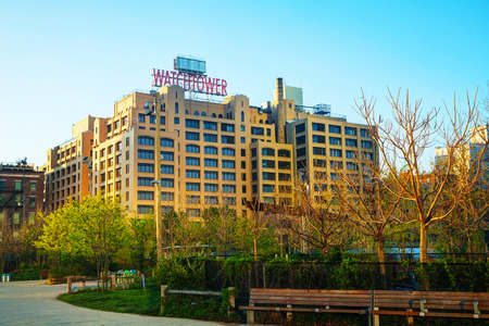 NEW YORK CITY - MAY 10: Jehovah's Witnesses office on May 10, 2013 in New York City. Jehovah's Witnesses is a millenarian restorationist Christian denomination with nontrinitarian beliefs distinct from mainstream Christianity.のeditorial素材