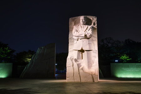 WASHINGTON, DC - SEPTEMBER 2: Martin Luther King, Jr memorial monument on September 2, 2015 in Washington, DC.のeditorial素材