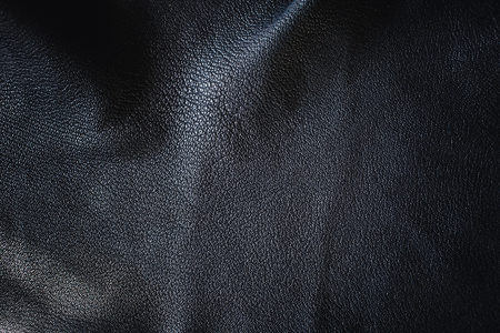 Natural black leather texture.