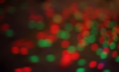 defocused bokeh lightsの写真素材