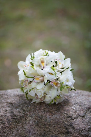 Beautiful wedding bouquetの写真素材
