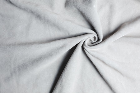 Real white suede background texture. Manufacturing from genuine leather.Hobby and craft. leather textureの写真素材