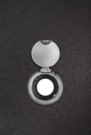 peep hole closeupの写真素材