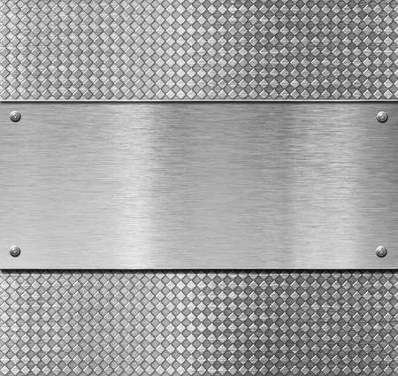 metal plate template or patternの写真素材