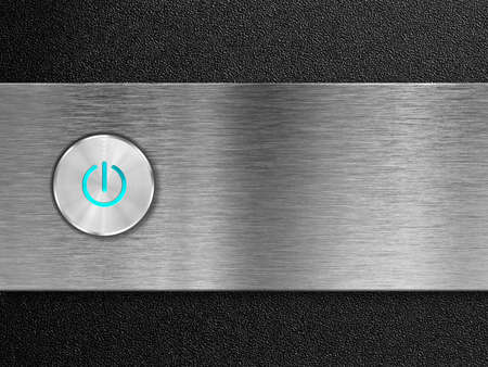 power button onの写真素材