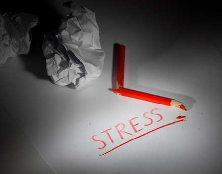 Stress conceptの写真素材