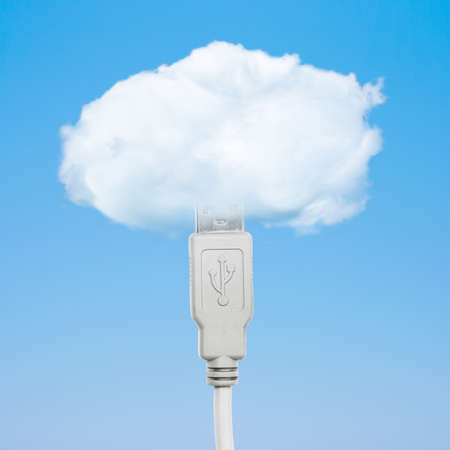 Cloud computing conceptの写真素材