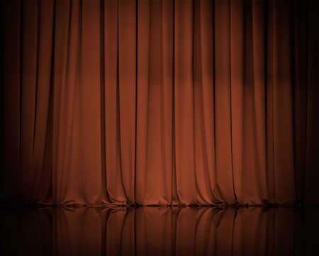 curtain or drapes brown backgroundの写真素材