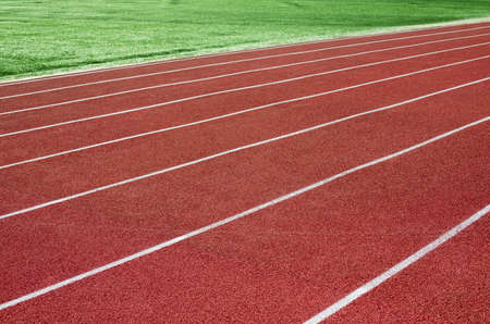 Stadium rubber running tracks