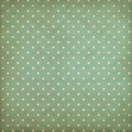 polka dot blue or cyan pattern on old wallpaperの写真素材