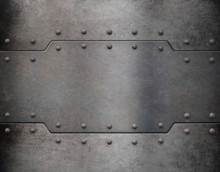 old metal armour plate backgroundの写真素材