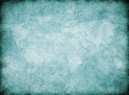 vintage world map background stylizationの写真素材