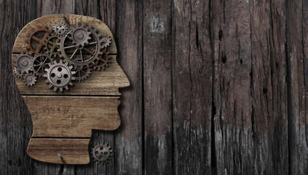 brain function, psychology, memory or mental activity conceptの写真素材