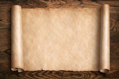 Vintage scroll or map 3D illustrationの写真素材