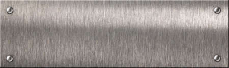 metal plate or plaque 3d illustrationの写真素材