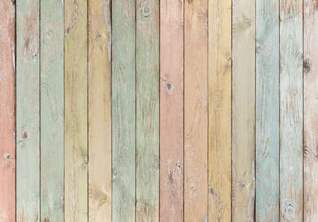 wood planks pastel painted backgroundの写真素材