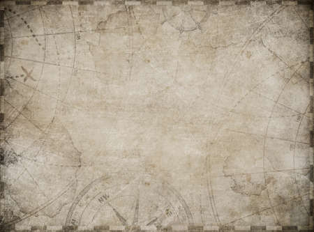 treasure map toned background illustrationの写真素材