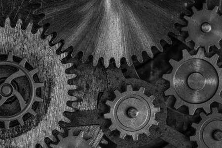 Gears and cogwheels 3d illustrationの写真素材