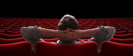 empty hall with VIP sitting 3d illustrationの写真素材