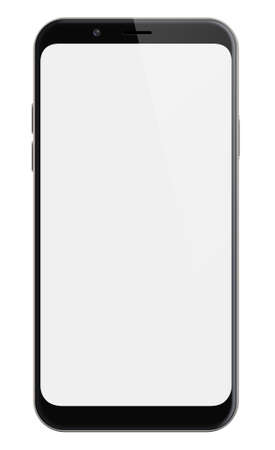 modern abstract smartphone 3d illustration isolated with clipping path includedの写真素材