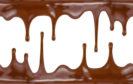 Leaking chocolate seamless pattern
