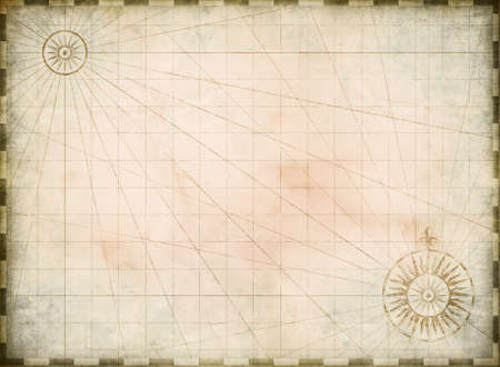 Vintage burnt blank treasure map background