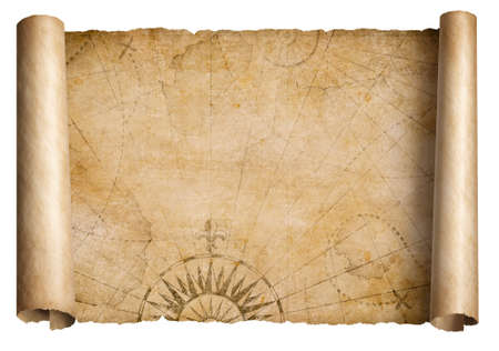 Old medieval vintage nautical mapの写真素材