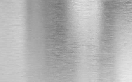 Real metal aluminum fine brushed texture backgroundの写真素材