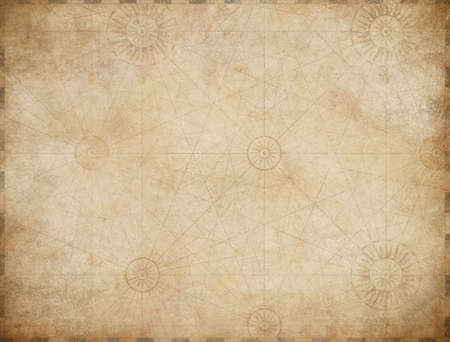 old nautical pirates treasure map backgroundの写真素材