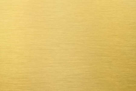 Gold metal brushed textured plate or plaqueの写真素材