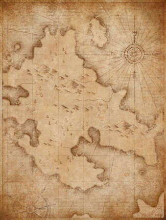 abstract medieval nautical map vertical backgroundの写真素材