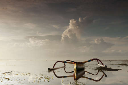 Boat on Baliの写真素材