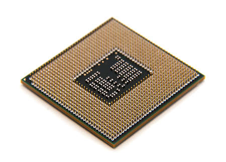 the multinuclear processors. modern computer processor isolatedの写真素材