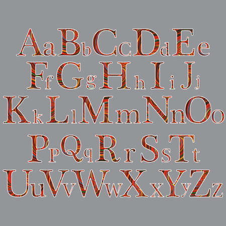 alphabet design. vector illustrationのイラスト素材