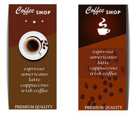 the coffee shop menu template. menu design,のイラスト素材