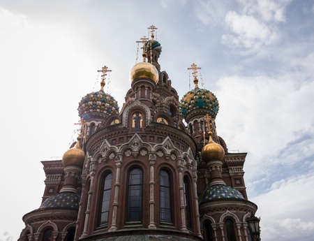SAINT-PETERSBURG, RUSSIA - June, 2015: Church of the Savior on Spilled Blood. in St. Petersburg, June, 2015, Russiaのeditorial素材