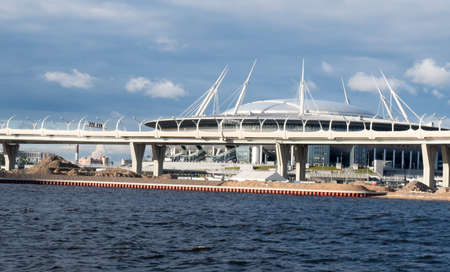 ST PETERSBURG, RUSSIA - July 20, 2017: The stadium of the football club Zenitのeditorial素材
