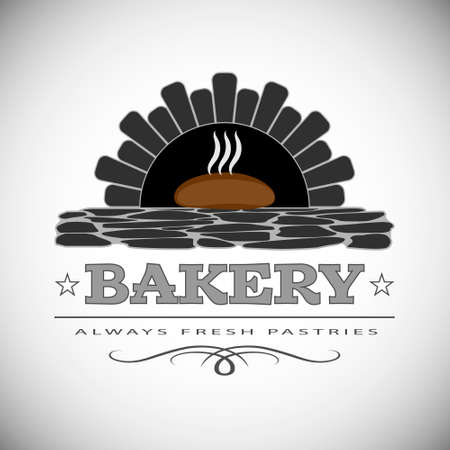 logo or badge for bakery or baker's shop eps8のイラスト素材