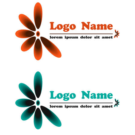 Logo flower eps8のイラスト素材