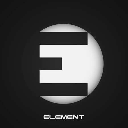 logo letter e element eps8のイラスト素材