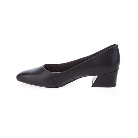 stylish elegant trendy designer fashionable summer spring 2022 eco leather women's red shoes heel isolatedの写真素材
