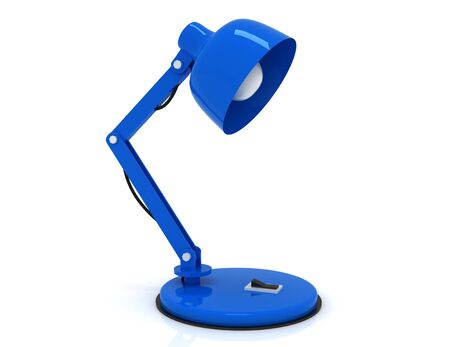 table lamp concept. 3d illustrationの写真素材