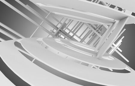 abstract atchitecture background . 3d illustrationの写真素材