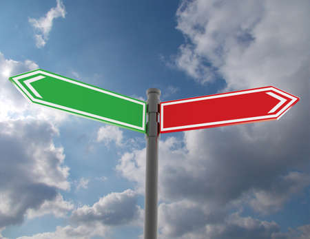 road sign concept