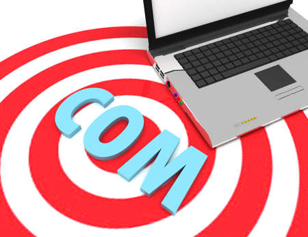 3d online internet concept